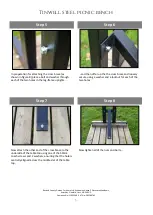 Preview for 3 page of Rutland County Garden Furniture Tinwell Assembly Instructions