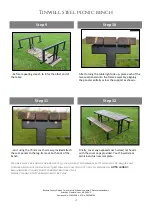 Preview for 4 page of Rutland County Garden Furniture Tinwell Assembly Instructions