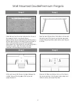 Preview for 2 page of Rutland County Garden Furniture Wall Mounted Double Premium Pergola Assembly Instructions Manual