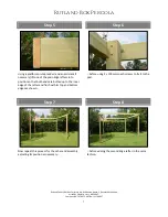 Preview for 3 page of Rutland County Box Pergola Assembly Instructions