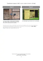 Preview for 8 page of Rutland County Empingham 6/4ft log and tool store Assembly Instructions Manual