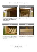 Preview for 5 page of Rutland County Empingham 6/4ft Log store Assembly Instructions Manual