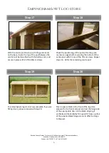 Preview for 6 page of Rutland County Empingham 6/4ft Log store Assembly Instructions Manual