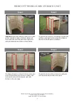 Preview for 2 page of Rutland County Morcott wheelie bin storage unit Assembly Instructions Manual