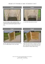 Preview for 3 page of Rutland County Morcott wheelie bin storage unit Assembly Instructions Manual