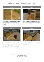 Preview for 4 page of Rutland County Morcott wheelie bin storage unit Assembly Instructions Manual