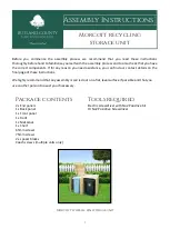 Preview for 1 page of Rutland County MORCOTT Assembly Instructions