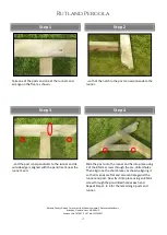 Предварительный просмотр 2 страницы Rutland County Pergola Assembly Instructions