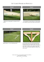 Предварительный просмотр 3 страницы Rutland County Premium Pergola Assembly Instructions Manual