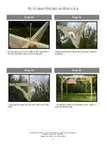 Предварительный просмотр 5 страницы Rutland County Premium Pergola Assembly Instructions Manual