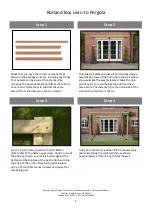 Preview for 2 page of Rutland County Rutland Box Lean-to Pergola Assembly Instructions