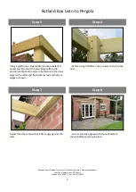 Preview for 3 page of Rutland County Rutland Box Lean-to Pergola Assembly Instructions