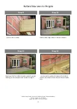 Preview for 4 page of Rutland County Rutland Box Lean-to Pergola Assembly Instructions