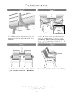 Preview for 3 page of Rutland County The Barrowden set Assembly Instructions