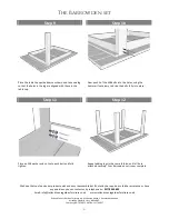 Preview for 4 page of Rutland County The Barrowden set Assembly Instructions