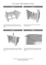 Предварительный просмотр 3 страницы Rutland County The Langham Minor Store Assembly Instructions