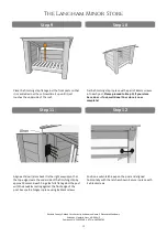 Предварительный просмотр 4 страницы Rutland County The Langham Minor Store Assembly Instructions