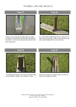 Preview for 6 page of Rutland County Tinwell picnic bench Assembly Instructions Manual