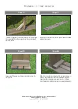 Preview for 7 page of Rutland County Tinwell picnic bench Assembly Instructions Manual