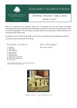 Rutland County Tinwell Assembly Instructions preview