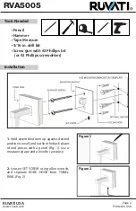 Предварительный просмотр 2 страницы RUVATI RVA5005 Manual