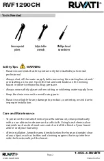 Preview for 3 page of RUVATI RVF1215ST Installation Instructions / Warranty