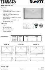 RUVATI TERRAZA RVH9130 Quick Start Manual preview