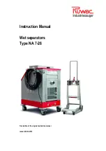 Ruwac industriesauger NA 7-26 Instruction Manual preview