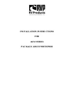 Preview for 1 page of RV Products 6636 Series Installation Instructions Manual