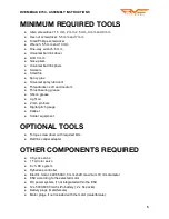 Preview for 5 page of RVE Merak E750 Assembly Instructions Manual