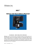 Rvision SEE Setup And Operation Manual предпросмотр