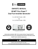 RVMP Flex Power 4000i Owner'S Manual preview