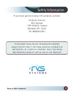 Preview for 7 page of RVS systems RVS-082507H Installation Instructions Manual