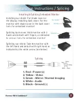 Предварительный просмотр 7 страницы RVS systems RVS-082611 Product Manual And Installation Instructions