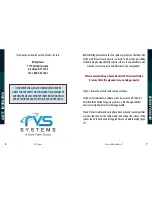 Preview for 4 page of RVS systems RVS-509620 Instruction Manual