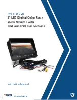 Preview for 1 page of RVS RVS-6137-DVR Instruction Manual