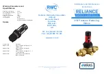 Preview for 1 page of RWC 315i Installation And Maintenance Instructions