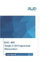 Preview for 1 page of RWD DSC-400 User Manual