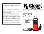 Предварительный просмотр 1 страницы Rx Clear Niagara Rapid Owner'S Manual