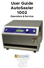 Preview for 1 page of Rx Systems AutoSealer 1002 User Manual