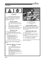 Предварительный просмотр 14 страницы ryan 544844D JR. SODCUTTER Safety & Operation Manual