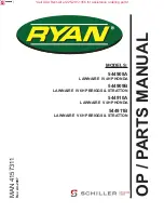 Предварительный просмотр 1 страницы ryan 544908A Parts Manual