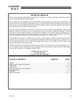 Preview for 3 page of ryan 744908B Operator'S Manual