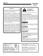 Preview for 4 page of ryan 744908B Operator'S Manual