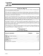 Preview for 3 page of ryan 754913C Operator'S Manual