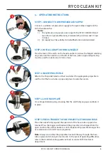 Preview for 7 page of RYCO CLEAN KIT Operation Manual