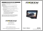 Preview for 1 page of Rydeen BM500S Owner'S Manual