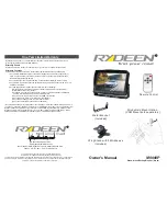 Предварительный просмотр 1 страницы Rydeen M9000P Owner'S Manual