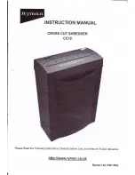 Ryman cc12 Instruction Manual preview