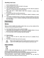 Предварительный просмотр 5 страницы Ryman cc12 Instruction Manual